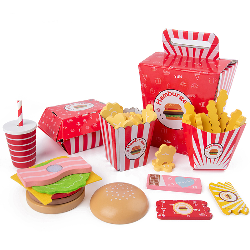 Baby Food Quantity - Baby toy Kitchen toys Burger Set