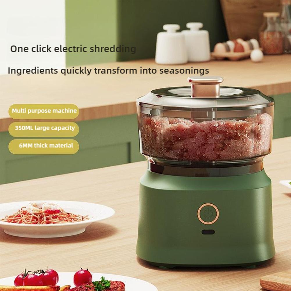 Baby Food Mill - Mini Meat Grinder Electric Garlic Masher