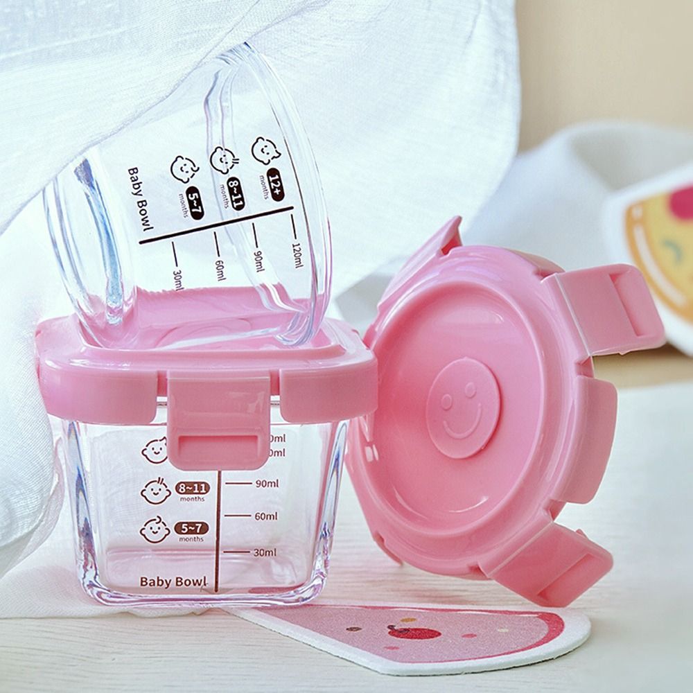Baby Food In Jar - Glass Food Storage Box New 170ml