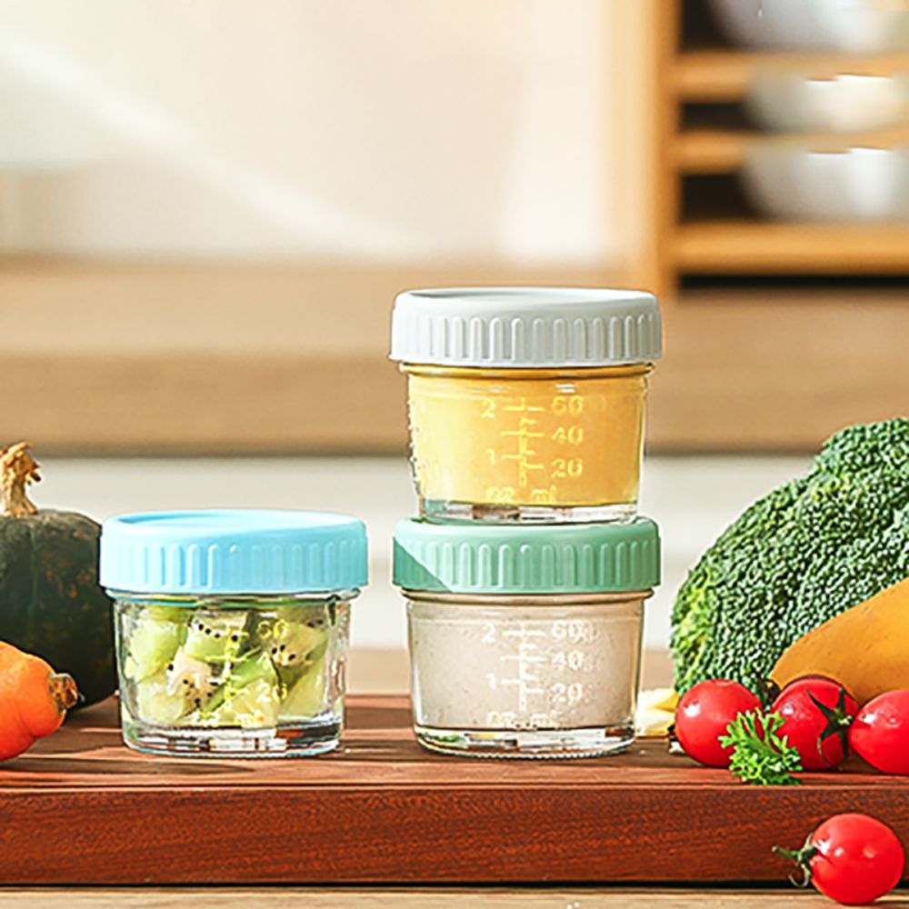Baby Food In Jar - 6pcs Mason Jar Glass Baby Food