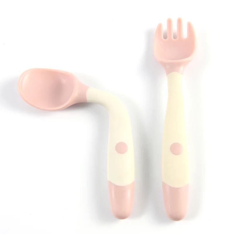 Baby Food Quantity - 1 pair Silicone Spoon for Baby