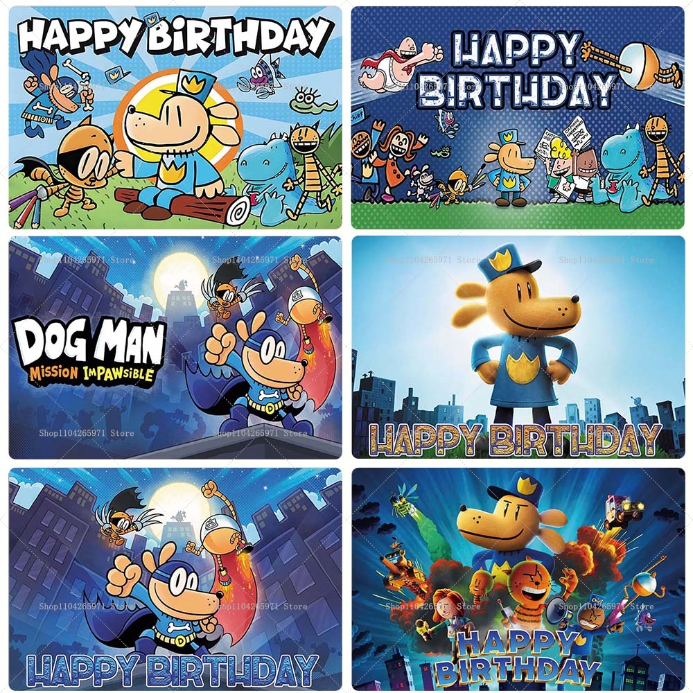 Hot Cartoon-Dogs&Man-Theme Bac - Baby Food Dogs ulasan dan harga