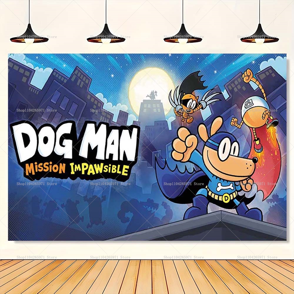 Hot Cartoon-Dogs&Man-Theme Bac - Baby Food Dogs ulasan dan harga