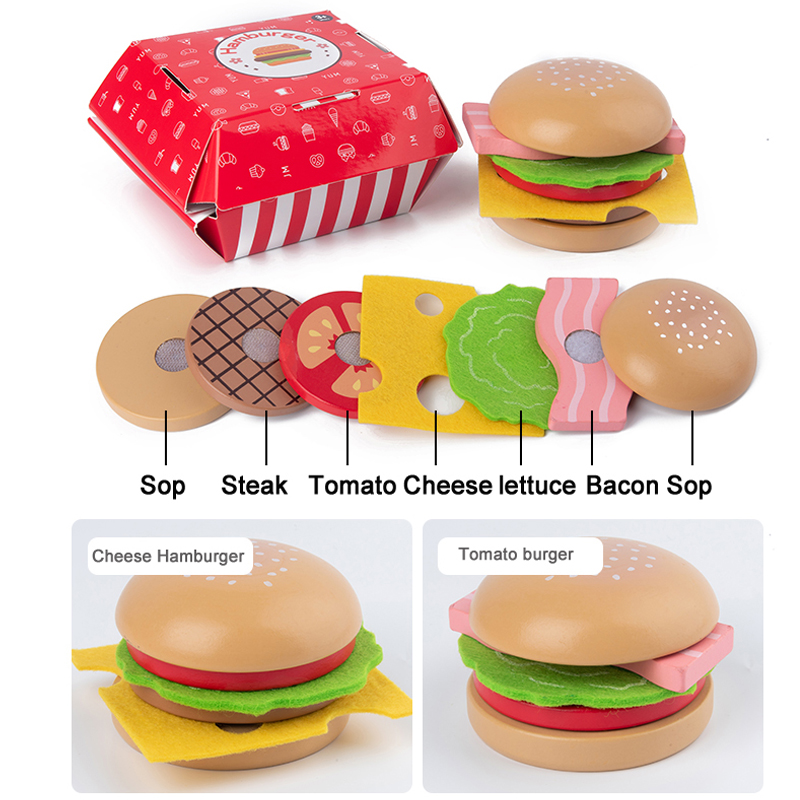 Baby toy Kitchen toys Burger S - Baby Food Quantity ulasan dan harga