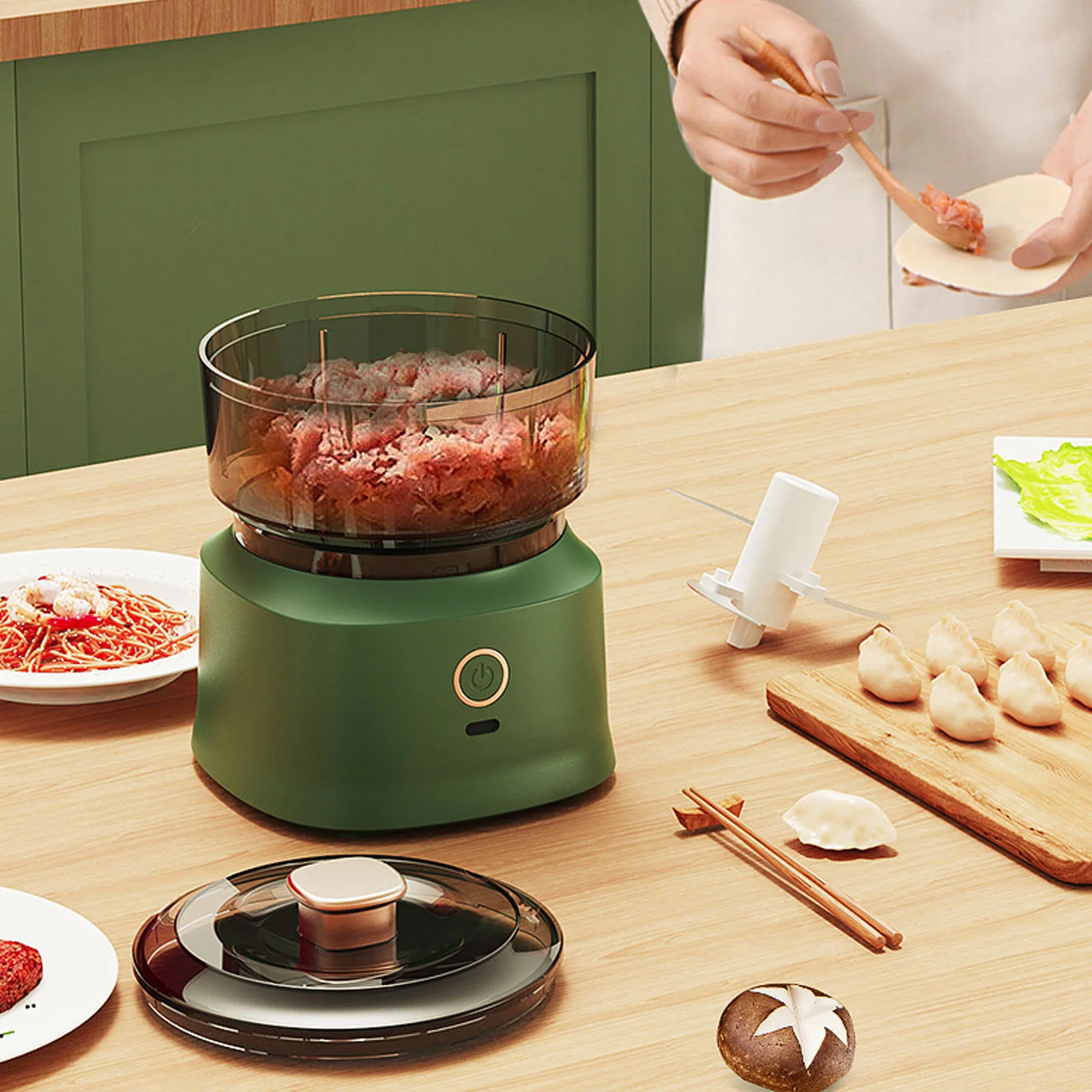 Mini Meat Grinder Electric Gar - Baby Food Mill ulasan dan harga