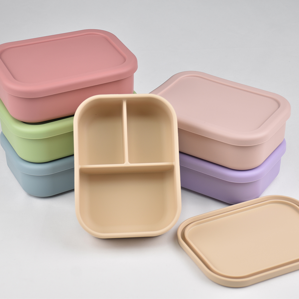 3-Compartment Food Grade Silic - Baby Food In Jar ulasan dan harga