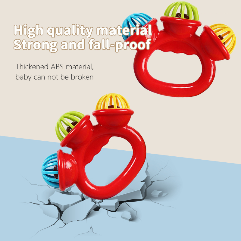 1-4PCS Baby Hand Rattle Ball T - Baby Food Quantity ulasan dan harga