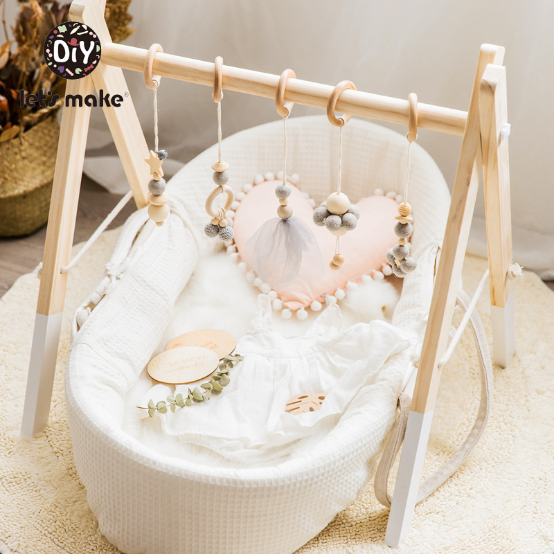 1set Wooden Baby Play Gym Anim - Baby Food Quantity ulasan dan harga