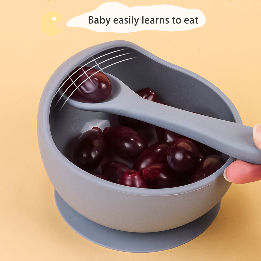 2PC Silicone Sucker Bowl Feedi - Baby Food Quantity ulasan dan harga