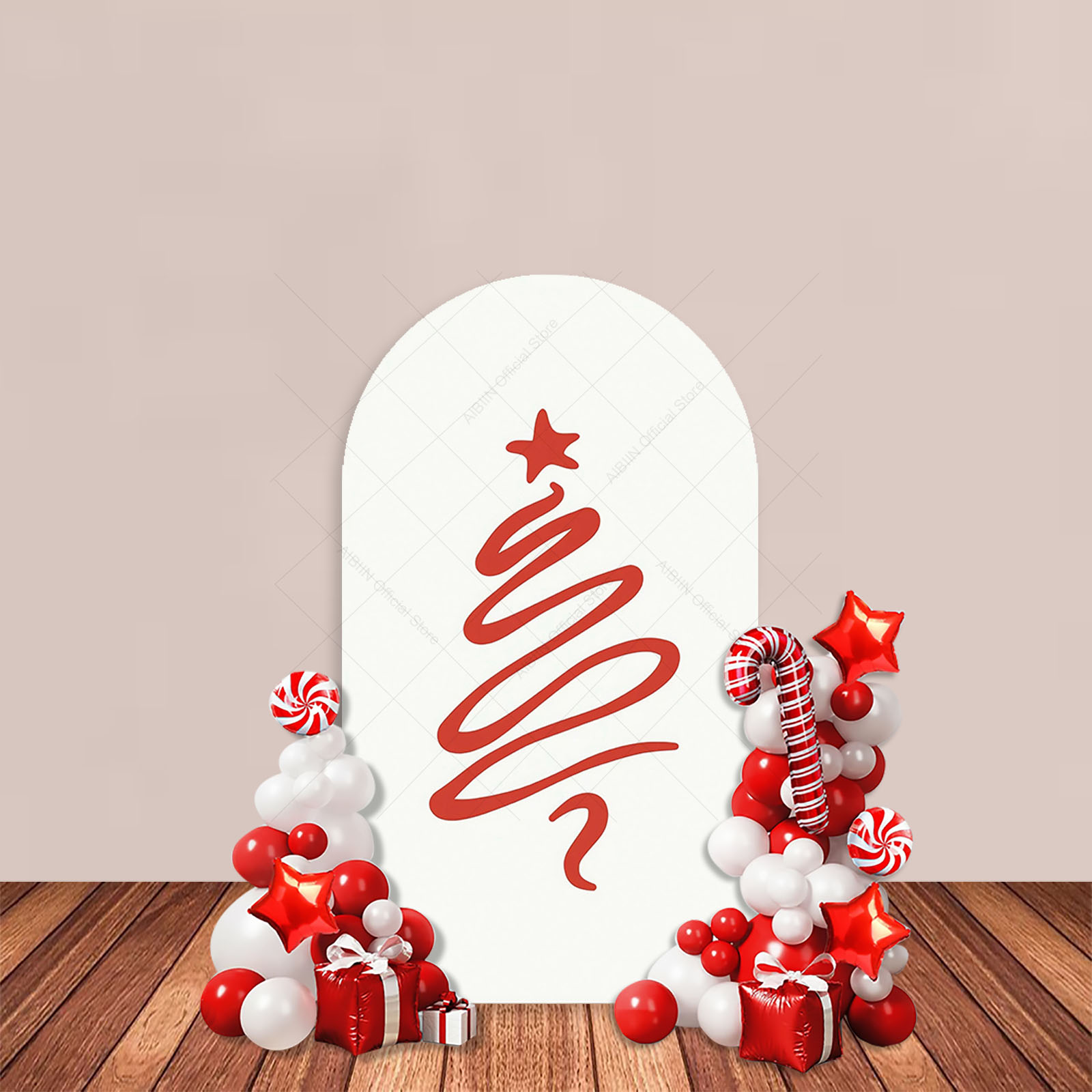 Cherry Bow Merry Christmas Arc - Baby Xmas Food ulasan dan harga