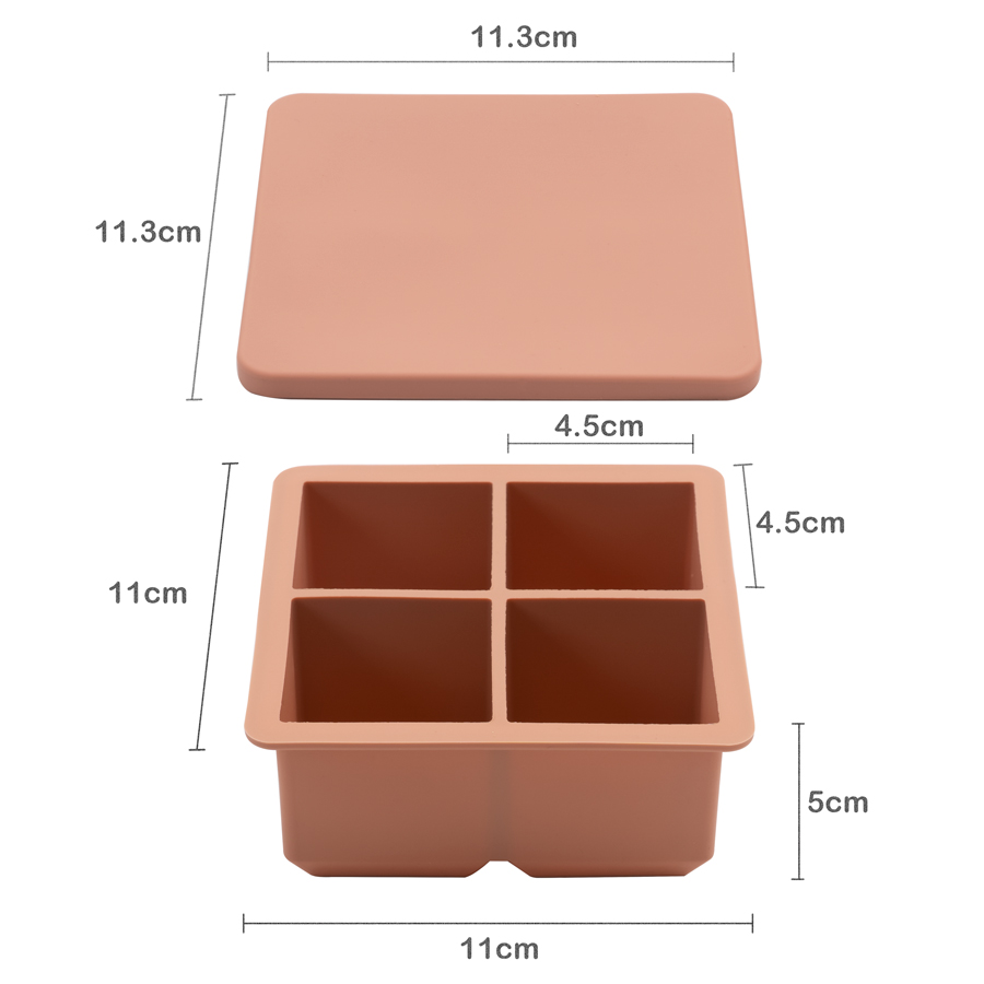 Food Grade Soft Silicone Squar - Baby Food In Jar ulasan dan harga