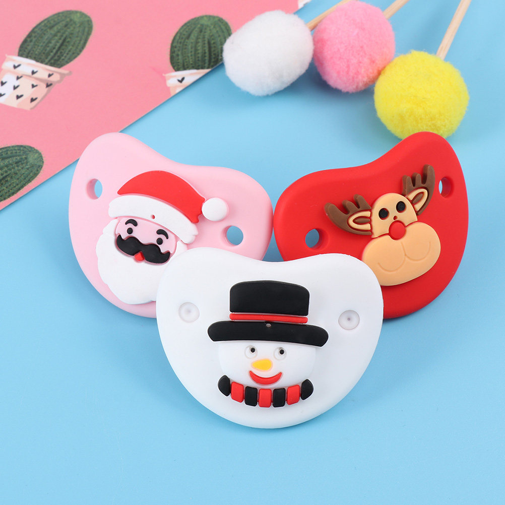 6Pcs Silicone Baby Pacifier Ch - Baby Xmas Food ulasan dan harga