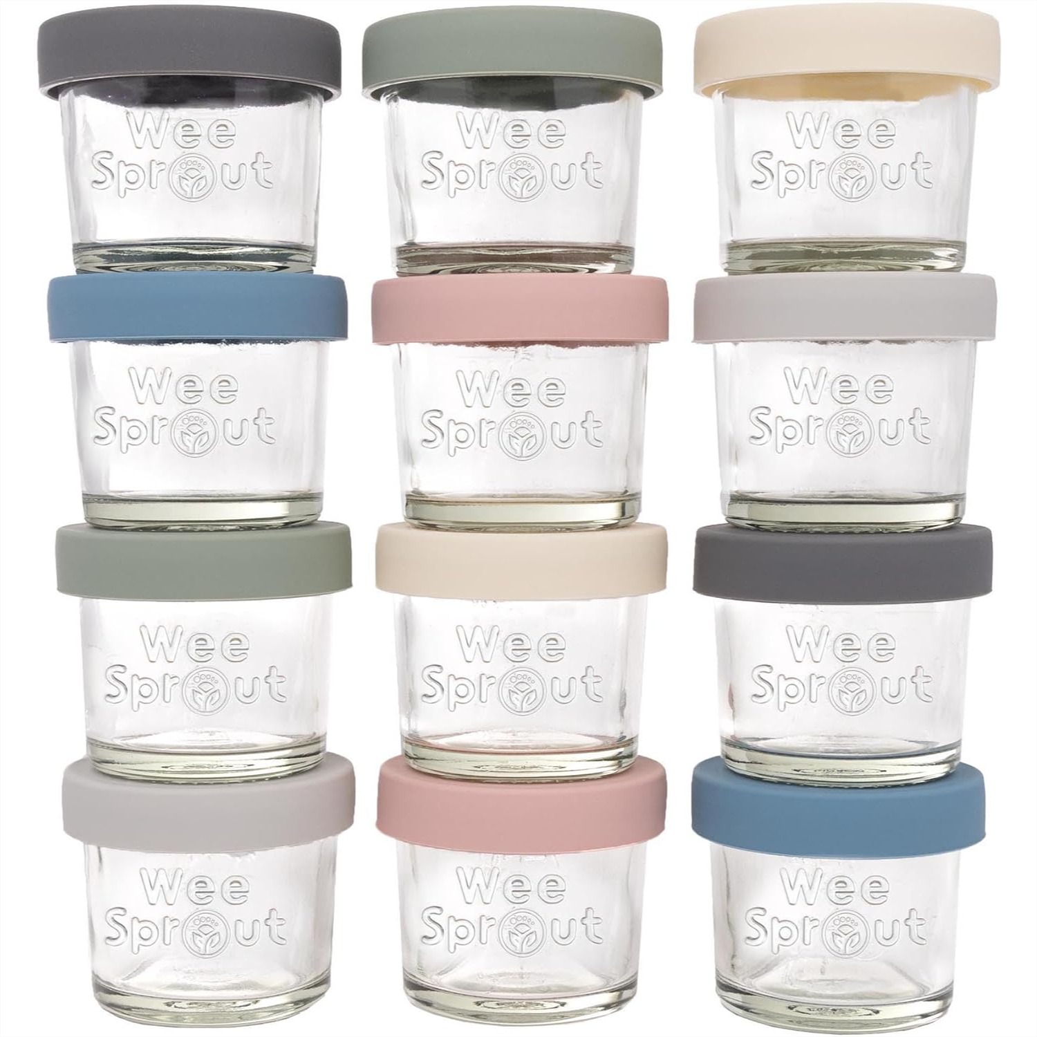 Glass Baby Food Storage Jars w - Baby Food Jars Glass ulasan dan harga