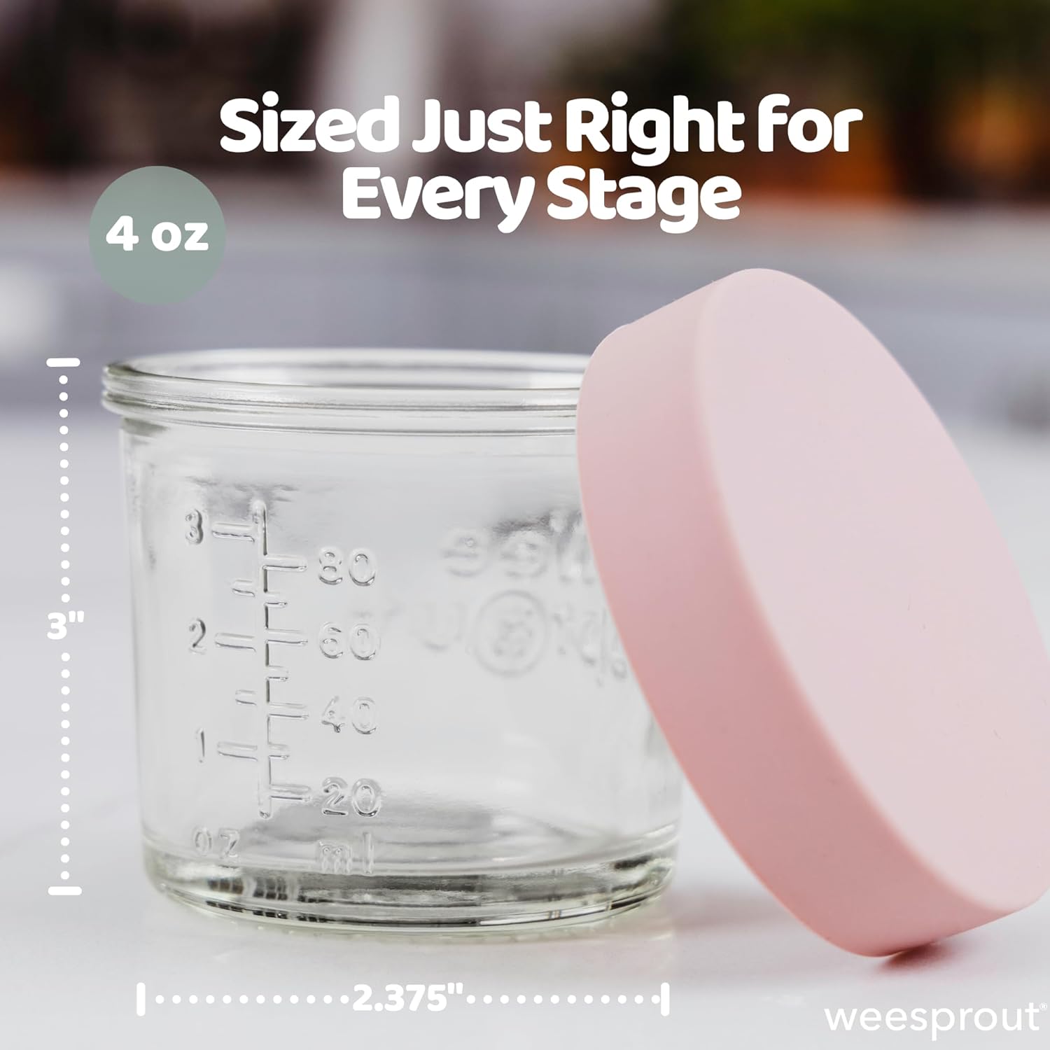 Glass Baby Food Storage Jars w - Baby Food Jars Glass ulasan dan harga