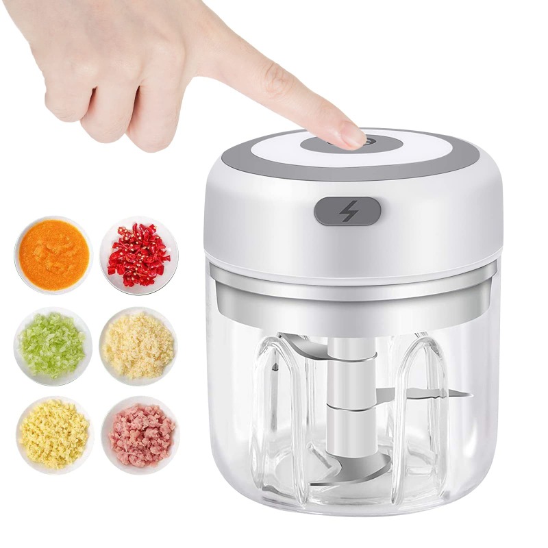250ML Electric Garlic Grinder  - Baby Food Mill ulasan dan harga