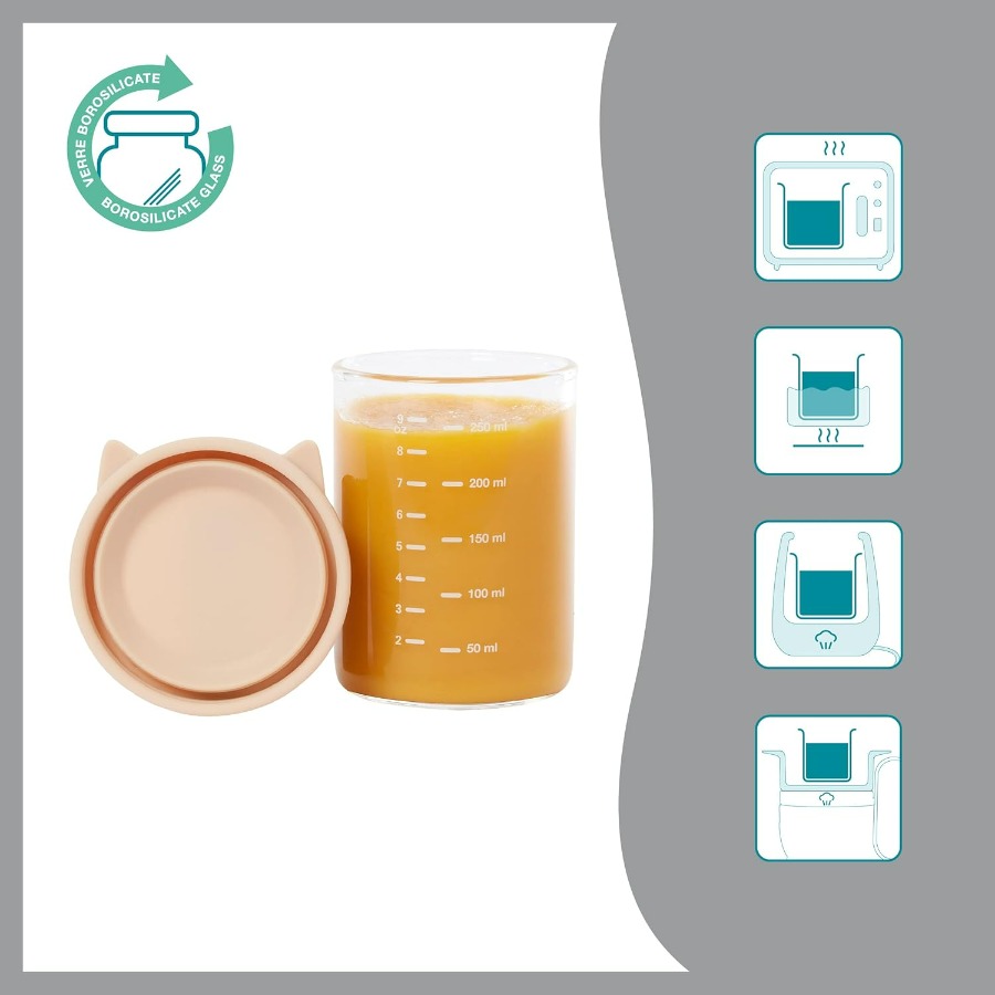 Baby Glass Food Jars Set of 6  - Baby Food Jars Glass ulasan dan harga