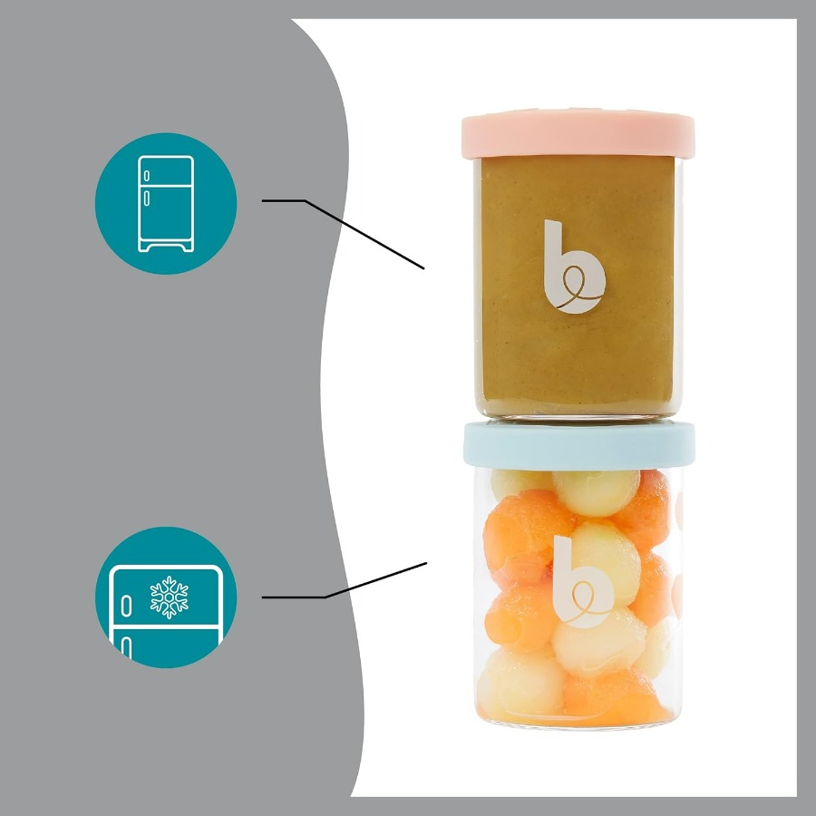 Baby Glass Food Jars Set of 6  - Baby Food Jars Glass ulasan dan harga