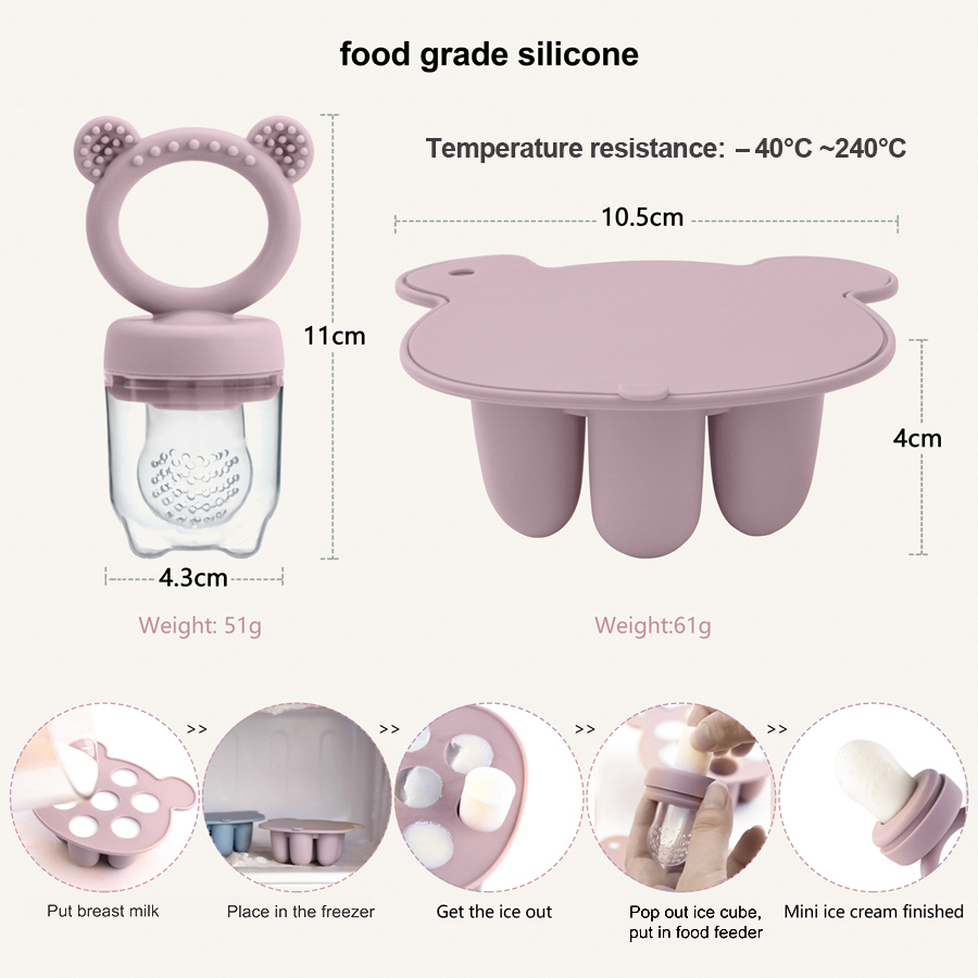 Baby Ice Cream Pops Silicone M - Baby Food In Jar ulasan dan harga