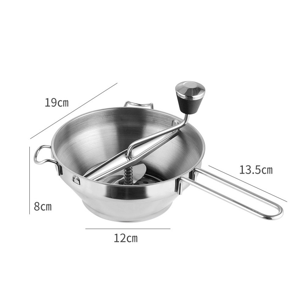 Manual Food Mud Grinder Stainl - Baby Food Mill ulasan dan harga