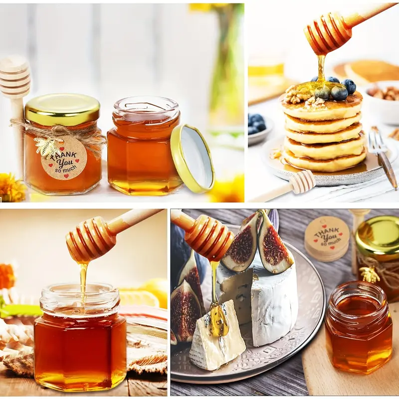 1.5oz, Hexagonal Mini Glass Ho - Baby Food Jars Glass ulasan dan harga