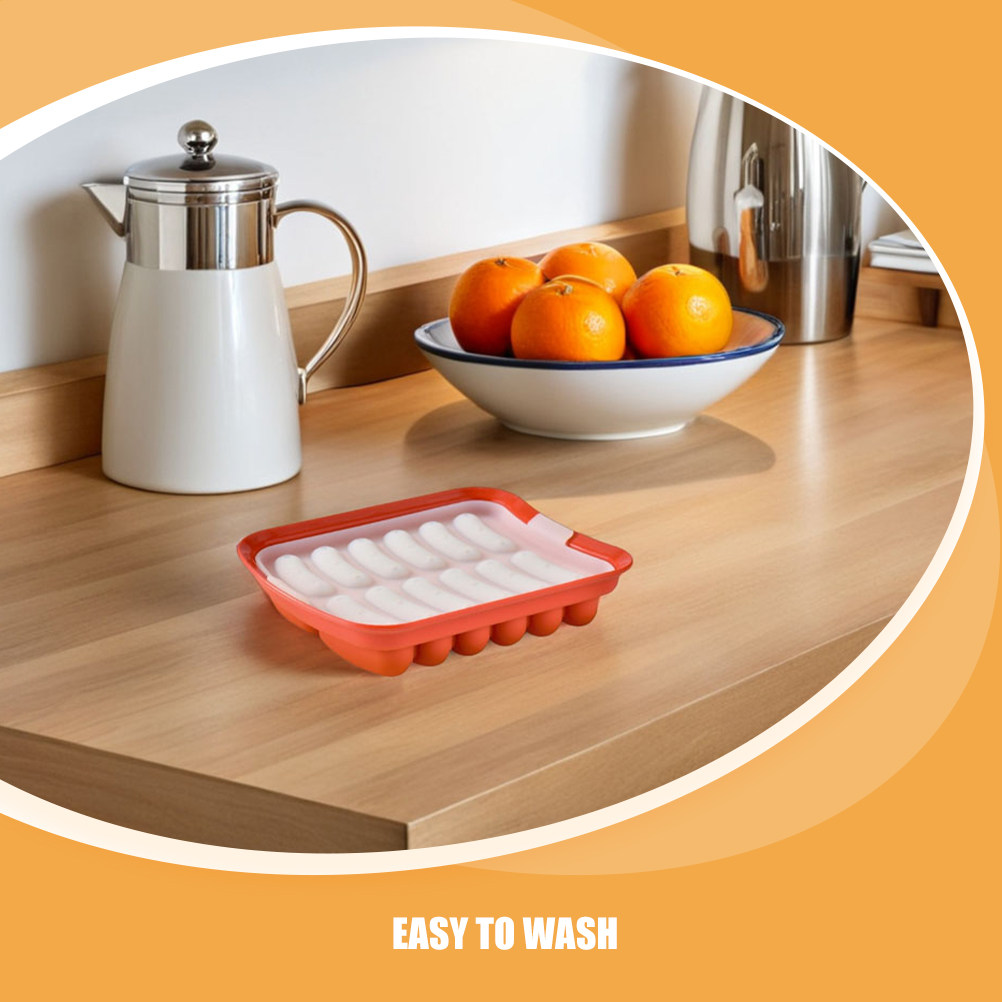 12-Cavity Silicone Sausage Mol - Baby Food Dogs ulasan dan harga
