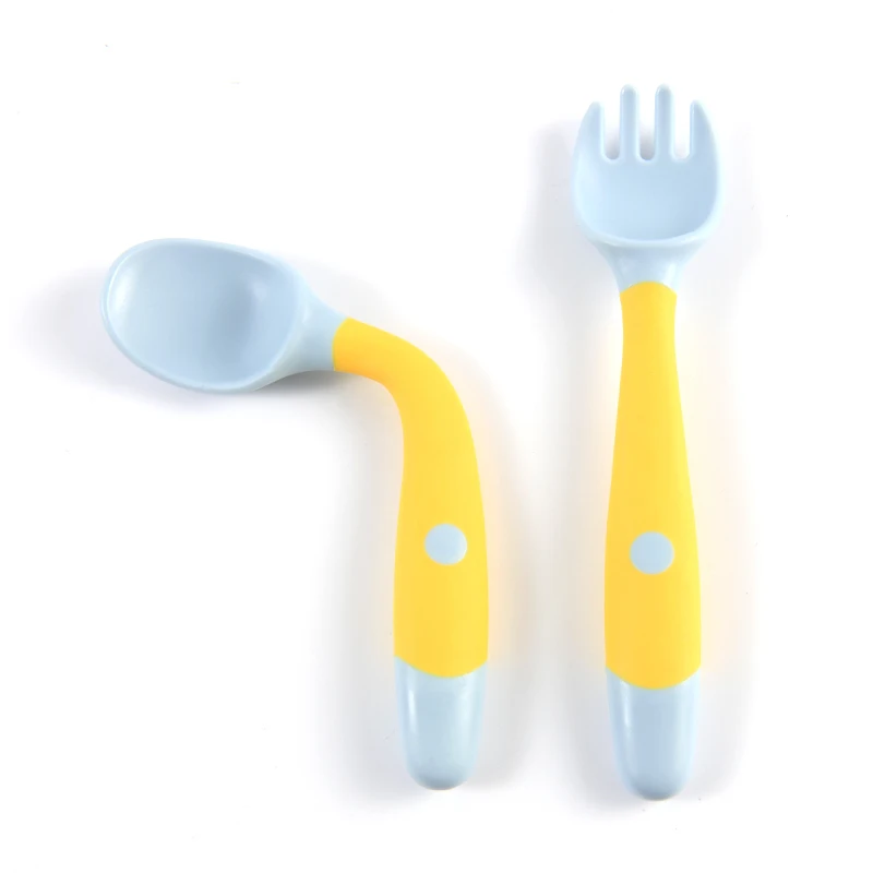 1 pair Silicone Spoon for Baby - Baby Food Quantity ulasan dan harga