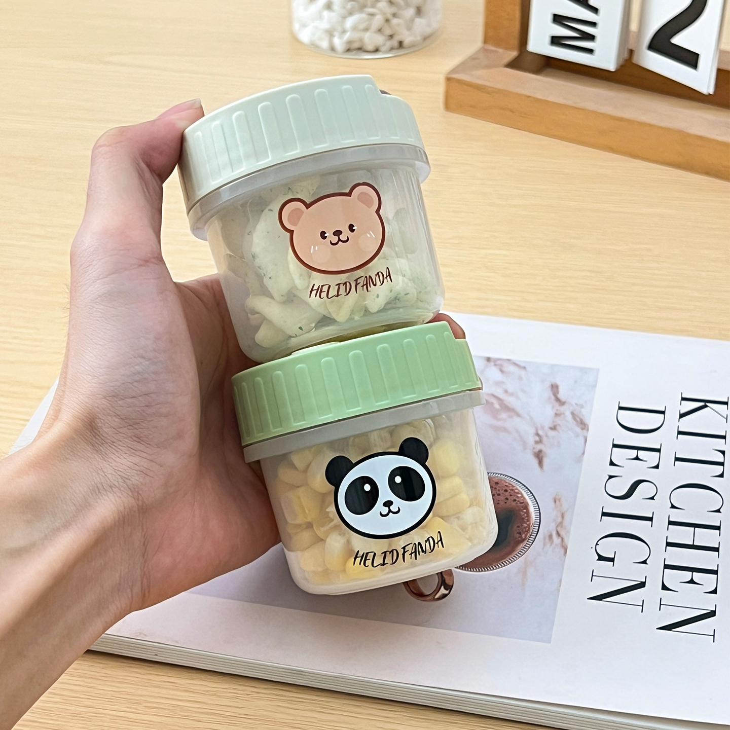 100ml Small Food Storage Box M - Baby Food Jars Glass ulasan dan harga