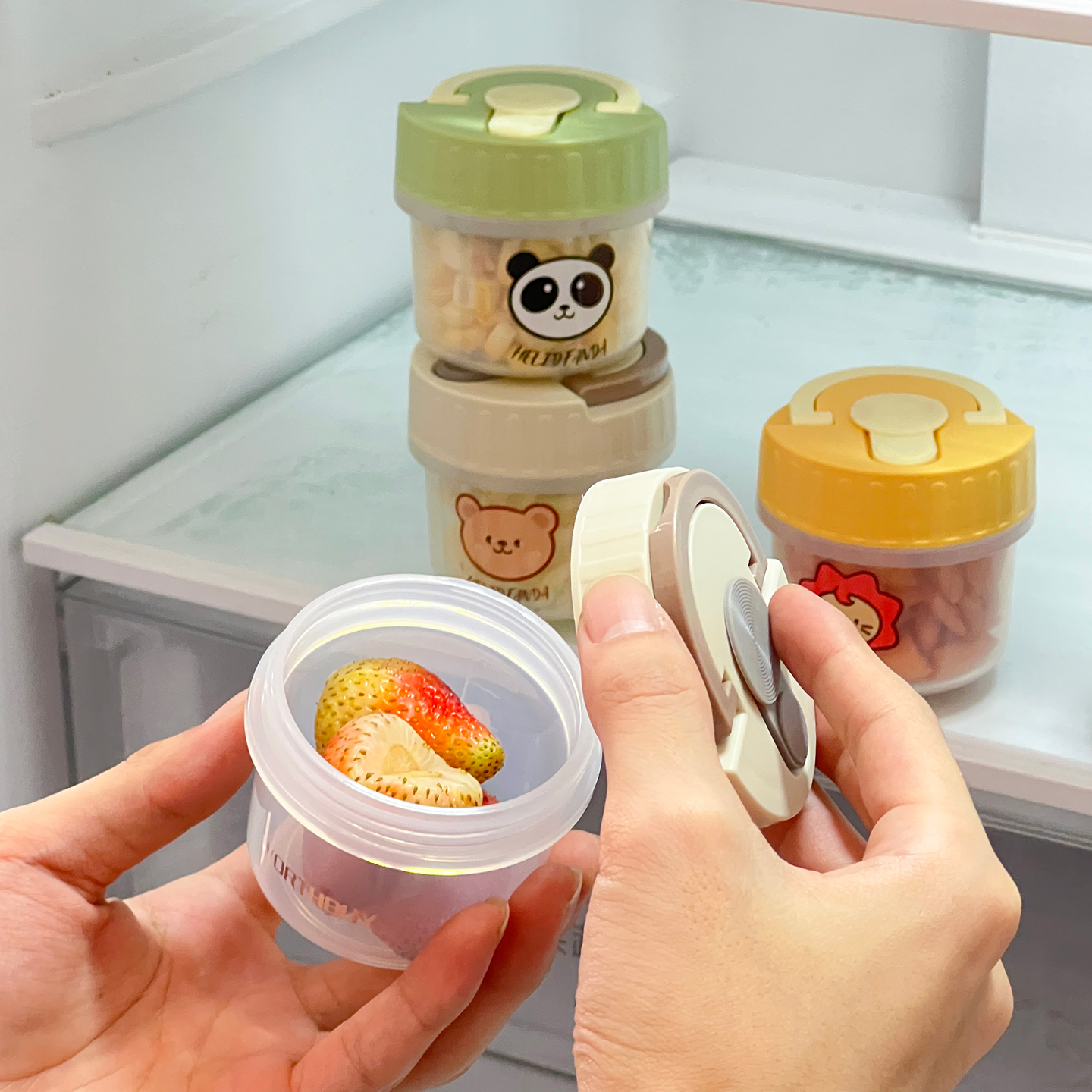 100ml Small Food Storage Box M - Baby Food Jars Glass ulasan dan harga